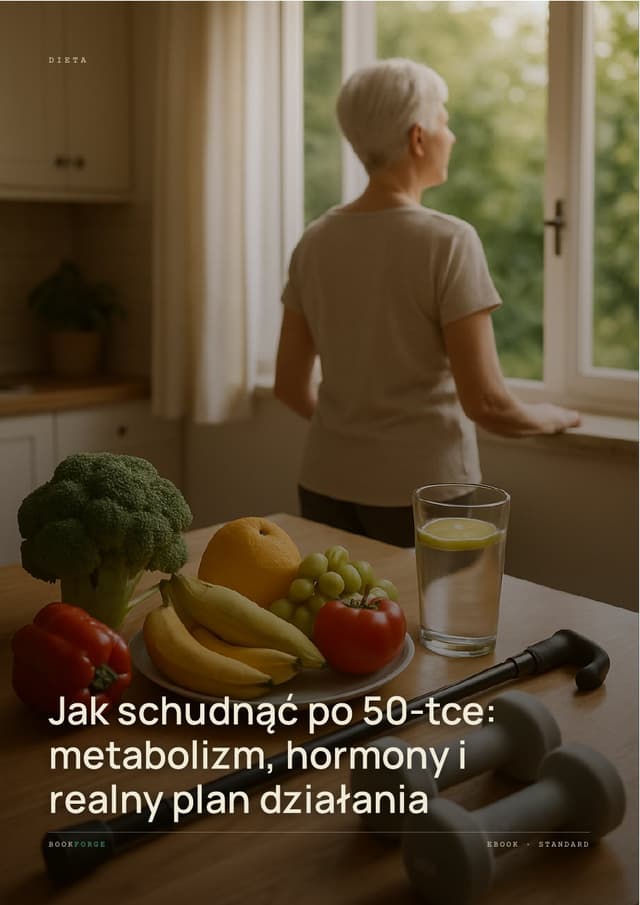 Okładka — Jak schudnąć po 50-tce: metabolizm, hormony i realny plan