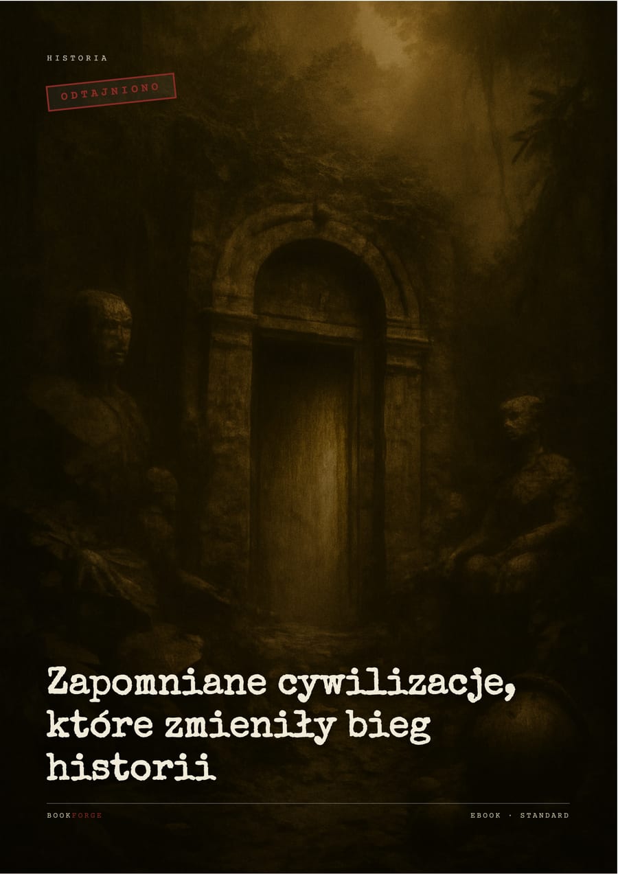 Okładka — Zapomniane cywilizacje, które zmieniły bieg historii
