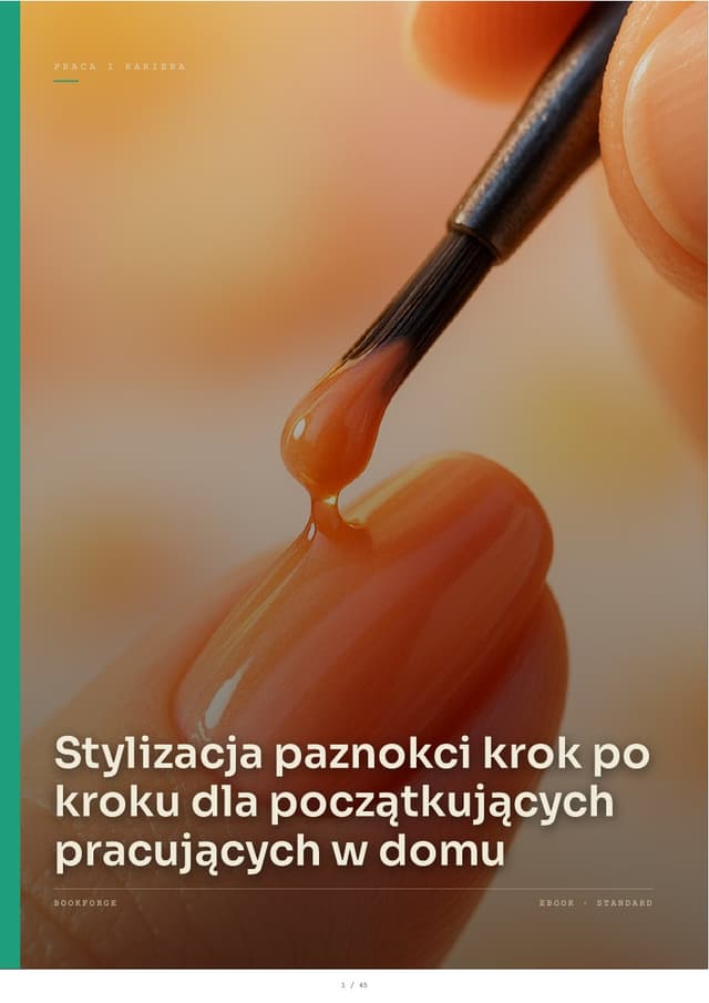 Okładka — Stylizacja paznokci krok po kroku dla początkujących