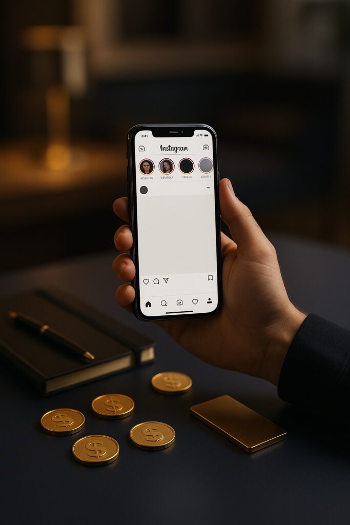 Okładka ebooka: Jak skutecznie działać na Instagramie bez budżetu reklamowego