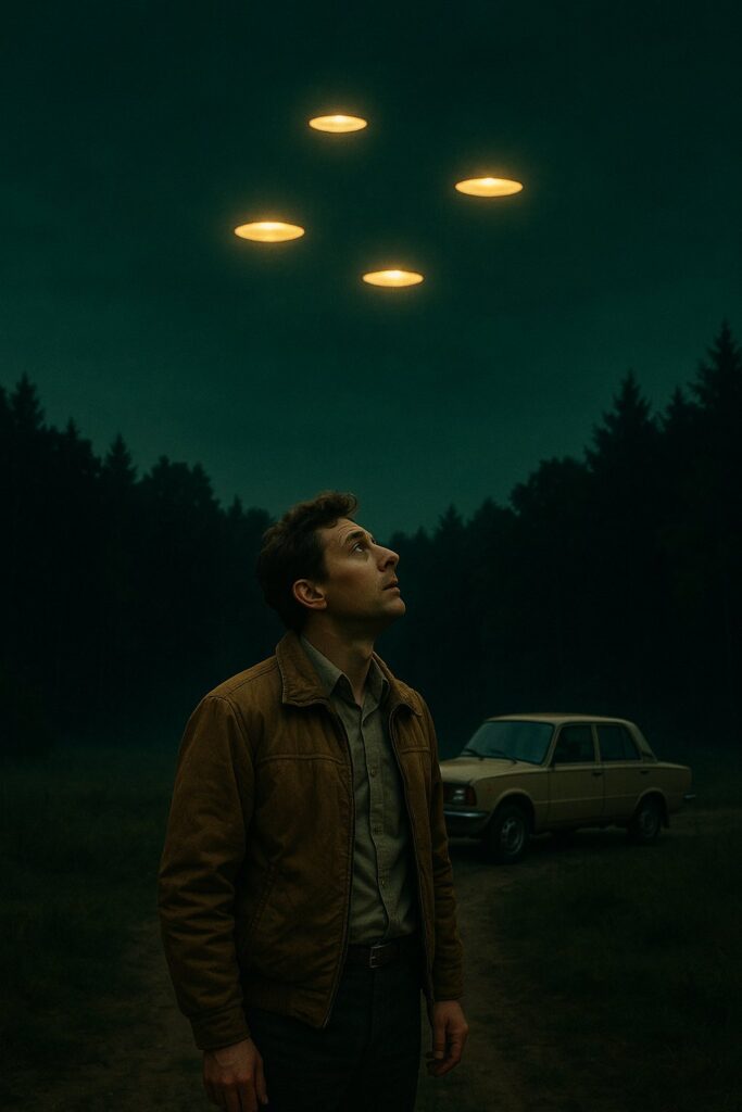 Okładka ebooka: UFO w Polsce w czasach PRL – raporty, relacje, wyjaśnienia
